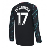Muški Nogometni Dres Manchester City Kevin De Bruyne #17 Rezervni 2023-24 Dugi Rukav